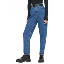 TOMMY JEANS JEANSY MOM JEANS WYSOKI STAN NIEBIESKIE