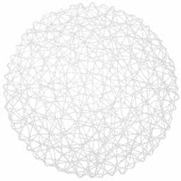 Podkładka na stół papierowa biała okrągła 35 cm