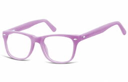Sunoptic Okulary dziecięce zerówki Nerdy AK48C różowe