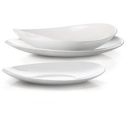 Zestaw obiadowy Prometeo dla 6 osób biały Bormioli