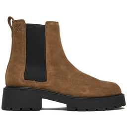 Sztyblety Calvin Klein Jeans Chunky YW0YW02071 Beżowy