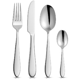 Zestaw sztućców stalowy dla 6 osób 24 el.