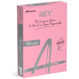 Papier kolorowy A4 80g REY ADAGIO 05 różowy