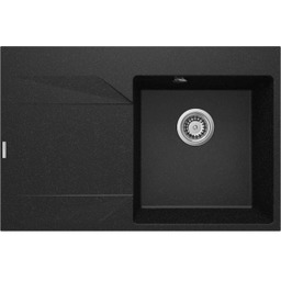 Deante Evora ZQJ_211L Granitowy Grafitowy Zlewozmywak prostokątny