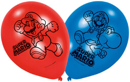 Balony urodzinowe Super Mario Bros - 23 cm