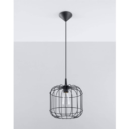 Sollux Lighting Lampa wisząca CELTA SL.0296 czarna