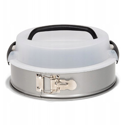 Patisse Tortownica z pokrywą 24cm Silvertop