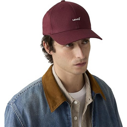 Levi''s Damen HOUSEMARK Flexfit Cap nakrycia głowy, Oxblood