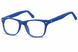 Sunoptic Okulary dziecięce zerówki Nerdy AK48E niebieskie
