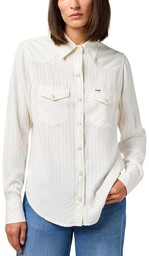 Koszula Wrangler WESTERN SHIRT 112350290 Worn White S