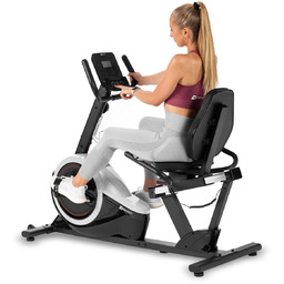 Rower treningowy poziomy leżący HS-060L Pulse srebrny