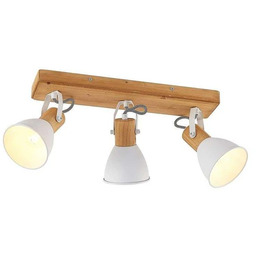 Lindby - Merela 3 Lampa Sufitowa Wood/White