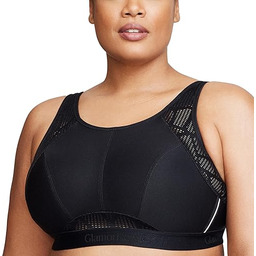 Glamorise Damski biustonosz sportowy bez fiszbin bez fiszbin