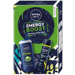 Nivea Men Energy Boost zestaw żel pod prysznic