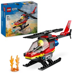 LEGO City, klocki, Strażacki helikopter ratunkowy, 60411