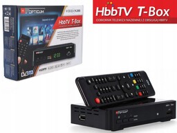Tuner DVB-T2 Opticum Hbbtv T-box H.265