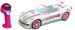BARBIE Auto R/C Zdalnie sterowany Biały kabriolet