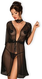Lucita peniuar czarny S/M