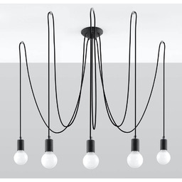 Sollux Lighting Lampa wisząca EDISON 5 SL.0371 oprawa