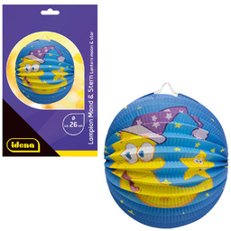 Idena 30415 30415 lampion księżyc i gwiazda, ok.