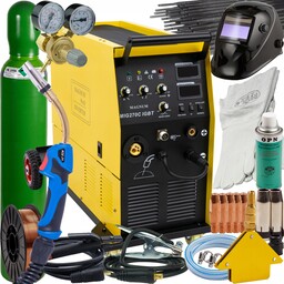 Spawarka Migomat Magnum 270c 250a półautomat spawalniczy zestaw