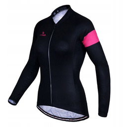 Koszulki Rowerowe Z Długim Rękawem Kolarskie Damskie Termoaktywne