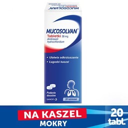 MUCOSOLVAN 30 mg - 20 tabletek - tabletki