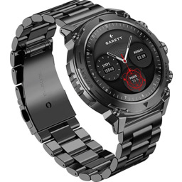 Smartwatch GARETT Atom Stalowy Czarny