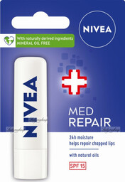 Nivea - Med Repair - Pielęgnująca pomadka