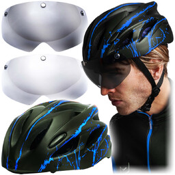 KASK ROWEROWY męski damski LEKKI REGULOWANY 54-62 cm