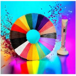 Długopis pen 3d usb lcd różowy niebieski 22