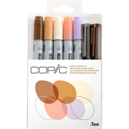 COPIC "Doodle Kit People", zestaw 7 pisaków o
