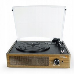 Gramofon retro bluetooth TX-186 5W Usb Aux Brązowy
