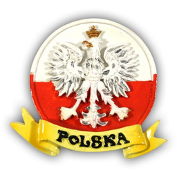 Magnes na lodówkę Glazurowany Polska