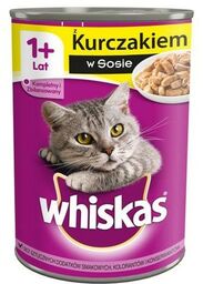 WHISKAS Adult puszka 24x400 g - mokra karma