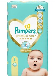 PIELUSZKI PAMPERS PREMIUM CARE 1 NEWBORN 50 SZT