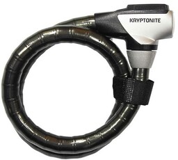 KRYPTONITE Zapięcie rowerowe Kryptoflex 2080 004158 Linka Czarny