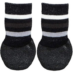 Trixie Skarpety antypoślizgowe dla psa, czarne, S/M