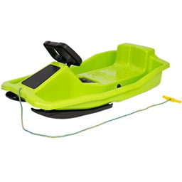 VICTORIA SPORT Sanki plastikowe Mikołaj Zielony