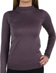 GymHero, Longsleeve, Seamless 767-MAUVE, fioletowy, rozmiar L