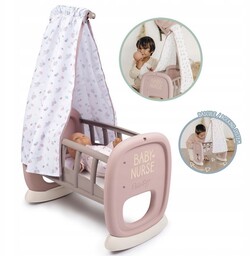 Smoby Baby Nurse Kołyska z Baldachimem dla Lalki
