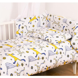 BabyMatex Pościel 100x135 Tredny koty z ochraniaczem