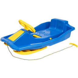 VICTORIA SPORT Sanki plastikowe Mikołaj Niebieski