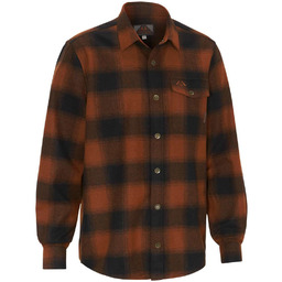Koszula męska Swedteam Lynx Wool Shirt ciemnopomarańczowa 3XL