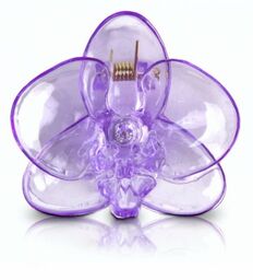 Fioletowe klipsy spinki klamerki do storczyków Orchid Polnix