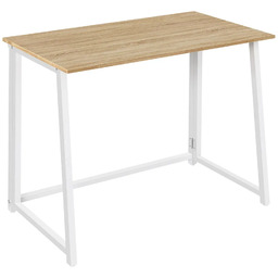 Elior Małe biurko składane dąb sonoma + biały