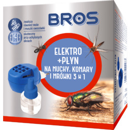 Bros Elektrofumigator owadobójczy z płynem 3 w 1