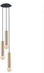 Lampa wisząca BATON III wys. 130cm 3xE27 mosiężny