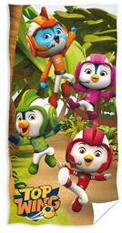 Ręcznik bawełniany kąpielowy plażowy 70x140 ptaki Top Wing