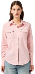 Koszula Wrangler WESTERN SHIRT 112362609 Silver Pink L